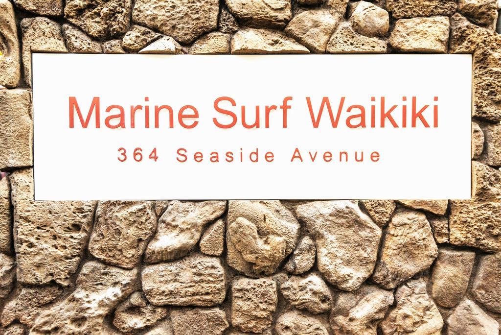 Waikiki Place Studios At The Marine Surf Waikiki Honolulu Exterior photo